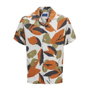 ΠΑΙΔΙΚΟ ΠΟΥΚΑΜΙΣΟ ΚΟΝΤΟΜΑΝΙΚΟ BIRDS JACK AND JONES JUNIOR ΕΚΡΟΥ ΑΓΟΡΙ 12277307