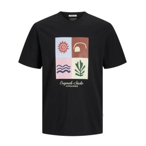 ΠΑΙΔΙΚΗ ΜΠΛΟΥΖΑ T-SHIRT ORIGINAL STUDIOS JACK AND JONES JUNIOR ΜΑΥΡΟ ΑΓΟΡΙ 12278645