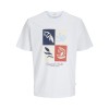 ΠΑΙΔΙΚΗ ΜΠΛΟΥΖΑ T-SHIRT ORIGINAL STUDIOS JACK AND JONES JUNIOR ΑΣΠΡΟ ΑΓΟΡΙ 12278645