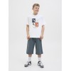 ΠΑΙΔΙΚΗ ΜΠΛΟΥΖΑ T-SHIRT ORIGINAL STUDIOS JACK AND JONES JUNIOR ΑΣΠΡΟ ΑΓΟΡΙ 12278645