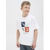 ΠΑΙΔΙΚΗ ΜΠΛΟΥΖΑ T-SHIRT ORIGINAL STUDIOS JACK AND JONES JUNIOR ΑΣΠΡΟ ΑΓΟΡΙ 12278645