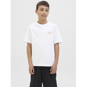 ΠΑΙΔΙΚΗ ΜΠΛΟΥΖΑ T-SHIRT SUN JACK AND JONES JUNIOR ΑΣΠΡΟ ΑΓΟΡΙ 12278649