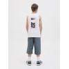 ΠΑΙΔΙΚΗ ΜΠΛΟΥΖΑ ΑΜΑΝΙΚΗ JACK AND JONES JUNIOR ΑΣΠΡΟ ΑΓΟΡΙ 12278673