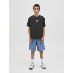 ΠΑΙΔΙΚΗ ΜΠΛΟΥΖΑ T-SHIRT FADE JACK AND JONES JUNIOR ΜΑΥΡΟ ΑΓΟΡΙ 12278690