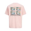 ΠΑΙΔΙΚΗ ΜΠΛΟΥΖΑ T-SHIRT BAHAMA JACK AND JONES JUNIOR ΡΟΖ ΑΓΟΡΙ 12282397