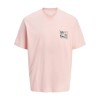 ΠΑΙΔΙΚΗ ΜΠΛΟΥΖΑ T-SHIRT BAHAMA JACK AND JONES JUNIOR ΡΟΖ ΑΓΟΡΙ 12282397