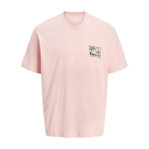 ΠΑΙΔΙΚΗ ΜΠΛΟΥΖΑ T-SHIRT BAHAMA JACK AND JONES JUNIOR ΡΟΖ ΑΓΟΡΙ 12282397