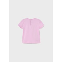 ΠΑΙΔΙΚΗ ΜΠΛΟΥΖΑ T-SHIRT BASIC MAYORAL ΡΟΖ ΚΟΡΙΤΣΙ 25-00105-017