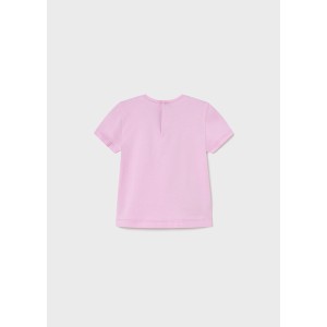 ΠΑΙΔΙΚΗ ΜΠΛΟΥΖΑ T-SHIRT BASIC MAYORAL ΡΟΖ ΚΟΡΙΤΣΙ 25-00105-017