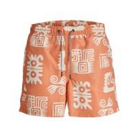ΠΑΙΔΙΚΟ ΜΑΓΙΟ TRIBAL PRINTS JACK  JONES JUNIOR ΠΟΡΤΟΚΑΛΙ ΑΓΟΡΙ 12257407