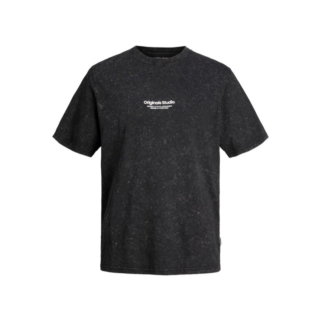 ΠΑΙΔΙΚΗ ΜΠΛΟΥΖΑ T-SHIRT WASHED JACK  JONES JUNIOR ΜΑΥΡΟ ΑΓΟΡΙ 12257747