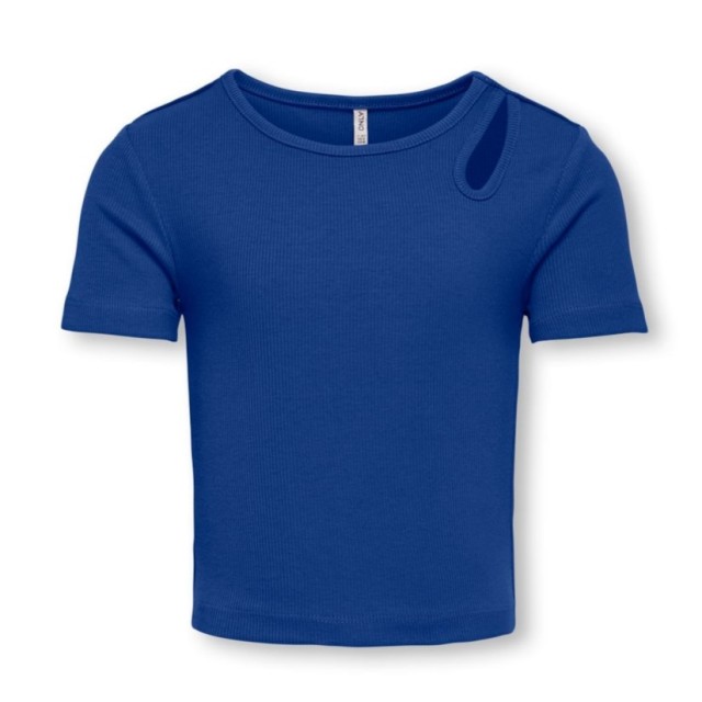 ΠΑΙΔΙΚΗ ΜΠΛΟΥΖΑ T-SHIRT RIB ΜΕ ΑΝΟΙΓΜΑ KIDS ONLY ΜΠΛΕ ΚΟΡΙΤΣΙ 15313690