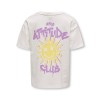 ΠΑΙΔΙΚΗ ΜΠΛΟΥΖΑ T-SHIRT EMOJI BACK PRINT KIDS ONLY ΑΣΠΡΟ ΚΟΡΙΤΣΙ 15340131