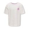 ΠΑΙΔΙΚΗ ΜΠΛΟΥΖΑ T-SHIRT EMOJI BACK PRINT KIDS ONLY ΑΣΠΡΟ ΚΟΡΙΤΣΙ 15340131