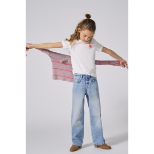 ΠΑΙΔΙΚΗ ΜΠΛΟΥΖΑ T-SHIRT BEL AIR BACK PRINT KIDS ONLY ΑΣΠΡΟ ΚΟΡΙΤΣΙ 15340140