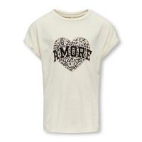 ΠΑΙΔΙΚΗ ΜΠΛΟΥΖΑ T-SHIRT AMORE KIDS ONLY ΜΠΕΖ ΚΟΡΙΤΣΙ 15341718