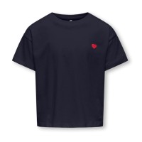 ΠΑΙΔΙΚΗ ΜΠΛΟΥΖΑ CROP T-SHIRT HEART KIDS ONLY ΜΠΛΕ ΚΟΡΙΤΣΙ 15347634