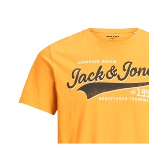 ΠΑΙΔΙΚΗ ΜΠΛΟΥΖΑ T-SHIRT JACK & JONES JUNIOR BRAND CLASSIC ΚΙΤΡΙΝΟ ΑΓΟΡΙ 12190401