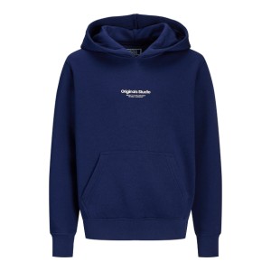 ΠΑΙΔΙΚΟ ΦΟΥΤΕΡ ΜΕ ΚΟΥΚΟΥΛΑ ΚΑΙ ΤΣΕΠΕΣ ORIGINAL STUDIO JACK AND JONES JUNIOR ΜΩΒ ΑΓΟΡΙ  12242469