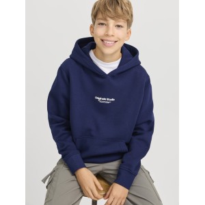 ΠΑΙΔΙΚΟ ΦΟΥΤΕΡ ΜΕ ΚΟΥΚΟΥΛΑ ΚΑΙ ΤΣΕΠΕΣ ORIGINAL STUDIO JACK AND JONES JUNIOR ΜΩΒ ΑΓΟΡΙ  12242469