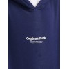 ΠΑΙΔΙΚΟ ΦΟΥΤΕΡ ΜΕ ΚΟΥΚΟΥΛΑ ΚΑΙ ΤΣΕΠΕΣ ORIGINAL STUDIO JACK AND JONES JUNIOR ΜΩΒ ΑΓΟΡΙ  12242469