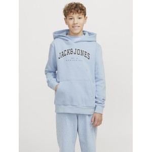 ΠΑΙΔΙΚΟ ΦΟΥΤΕΡ ΜΕ ΚΟΥΚΟΥΛΑ ΚΑΙ ΤΣΕΠΕΣ COLLEGE LETTERS JACK AND JONES JUNIOR ΓΑΛΑΖΙΟ 12259564