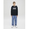 ΠΑΙΔΙΚΟ ΦΟΥΤΕΡ ΜΕ ΚΟΥΚΟΥΛΑ ΚΑΙ ΤΣΕΠΕΣ LEAVES LOGO JACK AND JONES JUNIOR ΜΠΛΕ ΑΓΟΡΙ 12268859
