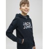 ΠΑΙΔΙΚΟ ΦΟΥΤΕΡ ΜΕ ΚΟΥΚΟΥΛΑ ΚΑΙ ΤΣΕΠΕΣ LEAVES LOGO JACK AND JONES JUNIOR ΜΠΛΕ ΑΓΟΡΙ 12268859