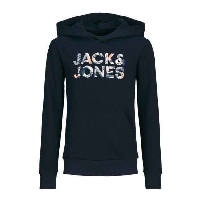 ΠΑΙΔΙΚΟ ΦΟΥΤΕΡ ΜΕ ΚΟΥΚΟΥΛΑ ΚΑΙ ΤΣΕΠΕΣ LEAVES LOGO JACK AND JONES JUNIOR ΜΠΛΕ ΑΓΟΡΙ 12268859