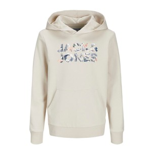 ΠΑΙΔΙΚΟ ΦΟΥΤΕΡ ΜΕ ΚΟΥΚΟΥΛΑ ΚΑΙ ΤΣΕΠΕΣ LEAVES LOGO JACK AND JONES JUNIOR ΜΠΕΖ ΑΓΟΡΙ 12268859