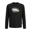 ΠΑΙΔΙΚΗ ΜΠΛΟΥΖΑ ΜΑΚΡΥΜΑΝΙΚΗ LOGO CORE JACK AND JONES JUNIOR ΜΑΥΡΟ ΑΓΟΡΙ 12285159