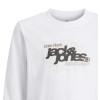 ΠΑΙΔΙΚΗ ΜΠΛΟΥΖΑ ΜΑΚΡΥΜΑΝΙΚΗ LOGO CORE JACK AND JONES JUNIOR ΑΣΠΡΟ ΑΓΟΡΙ 12285159
