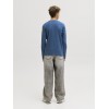 ΠΑΙΔΙΚΗ ΜΠΛΟΥΖΑ ΜΑΚΡΥΜΑΝΙΚΗ LOGO CORE JACK AND JONES JUNIOR ΜΠΛΕ ΑΓΟΡΙ 12285159