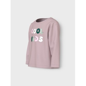 ΠΑΙΔΙΚΗ ΜΠΛΟΥΖΑ ΜΑΚΡΥΜΑΝΙΚΗ COOL KIDS NAME IT ΡΟΖ ΚΟΡΙΤΣΙ 13234705