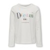 ΠΑΙΔΙΚΗ ΜΠΛΟΥΖΑ ΜΑΚΡΥΜΑΝΙΚΗ DREAM BIG KIDS ONLY ΛΕΥΚΟ ΚΟΡΙΤΣΙ 15312806