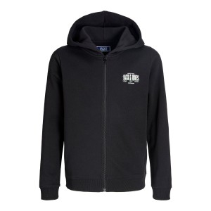 ΠΑΙΔΙΚΗ ΖΑΚΕΤΑ ΦΟΥΤΕΡ ΜΕ ΚΟΥΚΟΥΛΑ WEAR THE STORY JACK AND JONES JUNIOR ΜΑΥΡΟ ΑΓΟΡΙ 12299548