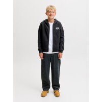 ΠΑΙΔΙΚΗ ΖΑΚΕΤΑ ΦΟΥΤΕΡ ΜΕ ΚΟΥΚΟΥΛΑ WEAR THE STORY JACK AND JONES JUNIOR ΜΑΥΡΟ ΑΓΟΡΙ 12299548
