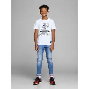 ΠΑΙΔΙΚΟ TZIN JACK & JONES JUNIOR BLUE DENIM SKINNY ΜΠΛΕ ΑΓΟΡΙ 12149937