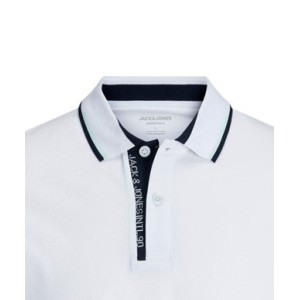 ΠΑΙΔΙΚΗ ΜΠΛΟΥΖΑ T-SHIRT POLO LINES JACK AND JONES JUNIOR ΑΣΠΡΟ ΑΓΟΡΙ 12249183