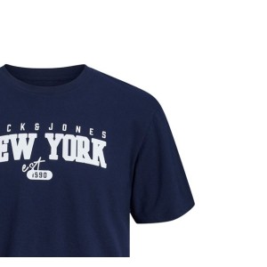 ΠΑΙΔΙΚΗ ΜΠΛΟΥΖΑ T-SHIRT NEW YORK JACK AND JONES JUNIOR ΜΠΛΕ ΑΓΟΡΙ 12249670