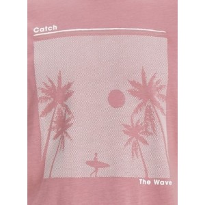 ΠΑΙΔΙΚΗ ΜΠΛΟΥΖΑ T-SHIRT CATCH THE WAVE JACK AND JONES JUNIOR ΡΟΖ ΑΓΟΡΙ 12249850