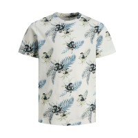 ΠΑΙΔΙΚΗ ΜΠΛΟΥΖΑ T-SHIRT TROPICAL FLOWERS JACK AND JONES JUNIOR ΠΟΛΥΧΡΩΜΟ ΑΓΟΡΙ 12249865