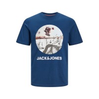 ΠΑΙΔΙΚΗ ΜΠΛΟΥΖΑ T-SHIRT SKATE LIFE JACK AND JONES JUNIOR ΜΠΛΕ ΑΓΟΡΙ 12249870