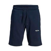 ΠΑΙΔΙΚΗ ΒΕΡΜΟΥΔΑ SPORT ΛΑΣΤΙΧΟ ΜΕΣΗΣ LOGO JACK AND JONES JUNIOR ΜΠΛΕ ΑΓΟΡΙ 12255113