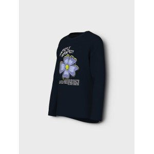 ΠΑΙΔΙΚΗ ΜΠΛΟΥΖΑ ΜΑΚΡΥΜΑΝΙΚΗ GRAFFITI FLOWER NAME IT ΜΑΥΡΟ ΚΟΡΙΤΣΙ 13224952