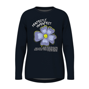 ΠΑΙΔΙΚΗ ΜΠΛΟΥΖΑ ΜΑΚΡΥΜΑΝΙΚΗ GRAFFITI FLOWER NAME IT ΜΑΥΡΟ ΚΟΡΙΤΣΙ 13224952
