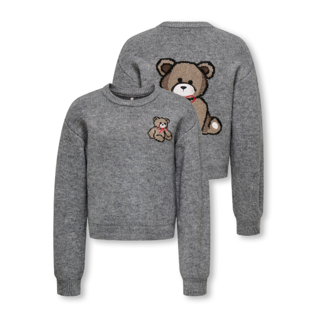 ΠΑΙΔΙΚΟ ΠΟΥΛΟΒΕΡ BEAR KIDS ONLY ΓΚΡΙ ΚΟΡΙΤΣΙ 15361854