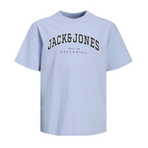ΠΑΙΔΙΚΟ T-SHIRT LOGO JJ JACK AND JONES JUNIOR ΓΑΛΑΖΙΟ ΑΓΟΡΙ 12258925
