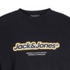 ΠΑΙΔΙΚΗ ΜΠΛΟΥΖΑ ΜΑΚΡΥΜΑΝΙΚΗ ΑΝΑΓΛΥΦΟ LOGO JACK AND JONES JUNIOR ΜΑΥΡΟ ΑΓΟΡΙ 12267445