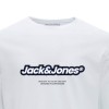 ΠΑΙΔΙΚΗ ΜΠΛΟΥΖΑ ΜΑΚΡΥΜΑΝΙΚΗ ΑΝΑΓΛΥΦΟ LOGO JACK AND JONES JUNIOR ΑΣΠΡΟ ΑΓΟΡΙ 12267445